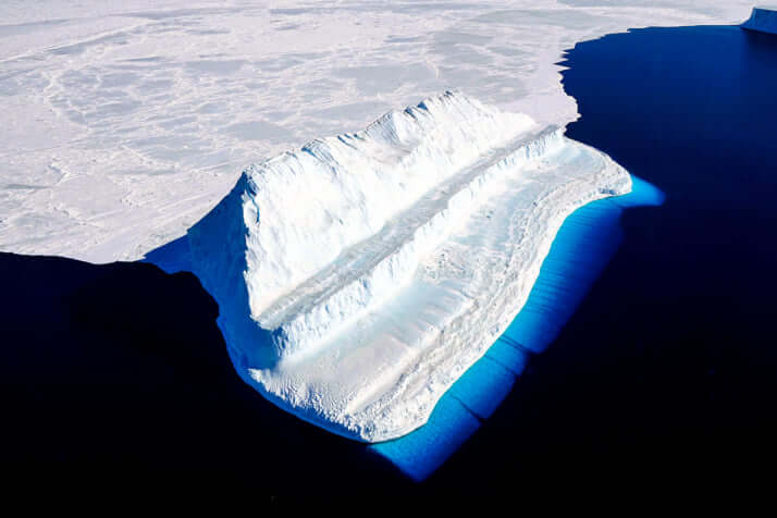 南極大陸、氷山