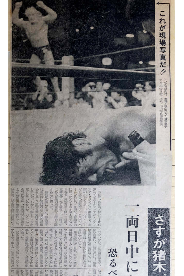 アントニオ猪木、ハルク・ホーガン（1983年6月2日、IWGP優勝決定戦）