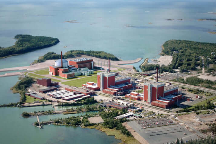 フィンランドのオルキルオト原子力発電所