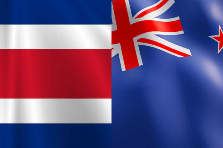 コスタリカorニュージーランド