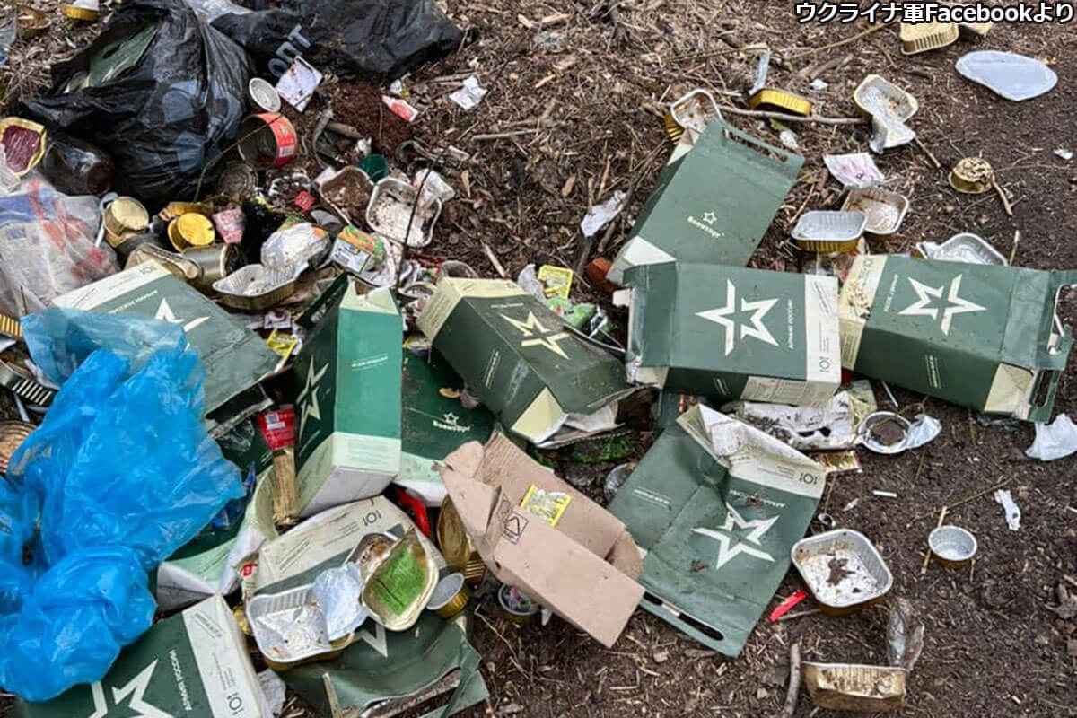 消費期限2015年2月〉ロシア軍の“食糧困窮”の証拠写真 物資の横流しが