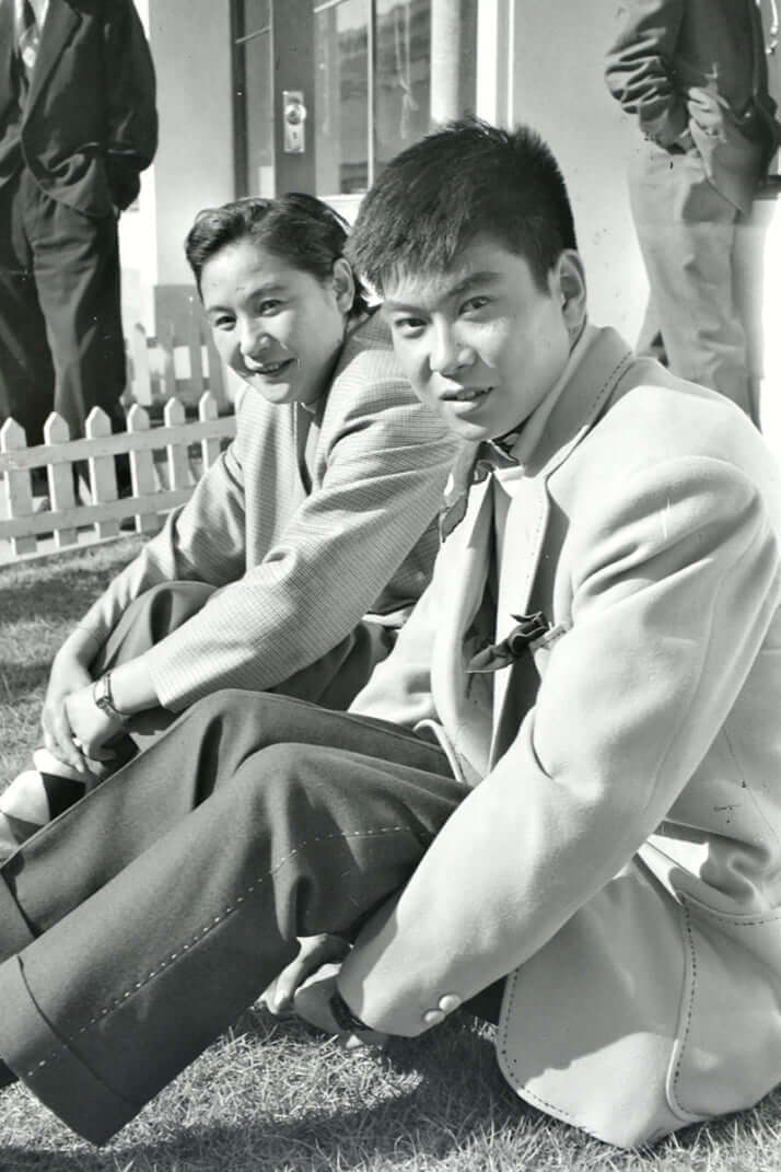 水の江瀧子、石原裕次郎