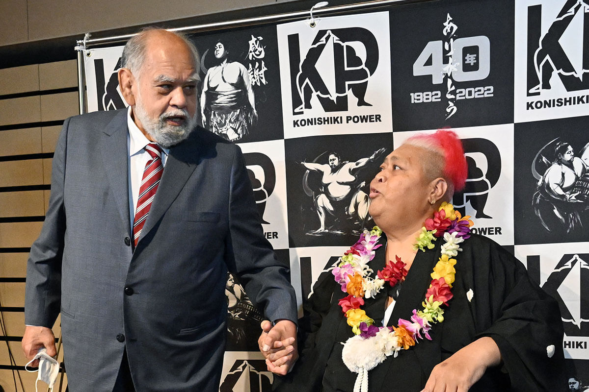 小錦来日40周年パーティー 豪華すぎる出席者たちの顔ぶれは?(写真2) | デイリー新潮