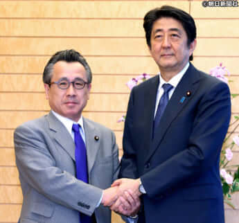 荒井広幸、安倍晋三