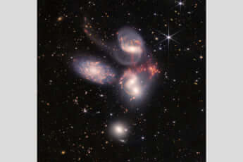 Stephan’s Quintet／ステファンの5つ子／ジェイムズ・ウェッブ宇宙望遠鏡が撮影