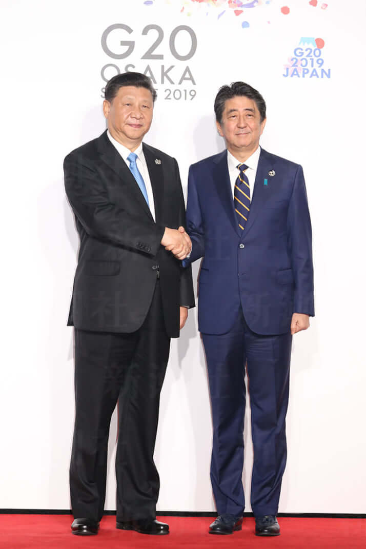 【写真特集】安倍晋三、習近平