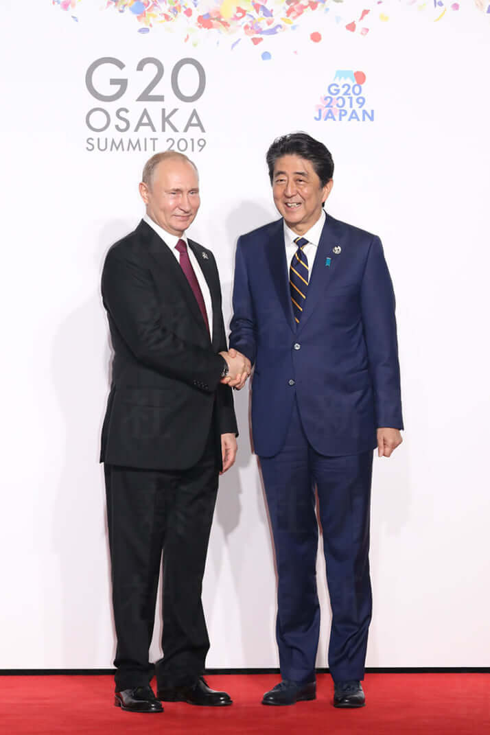 【写真特集】安倍晋三、ウラジーミル・プーチン