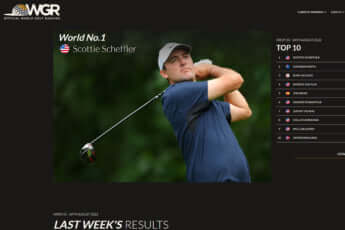 Official World Golf Ranking HPより