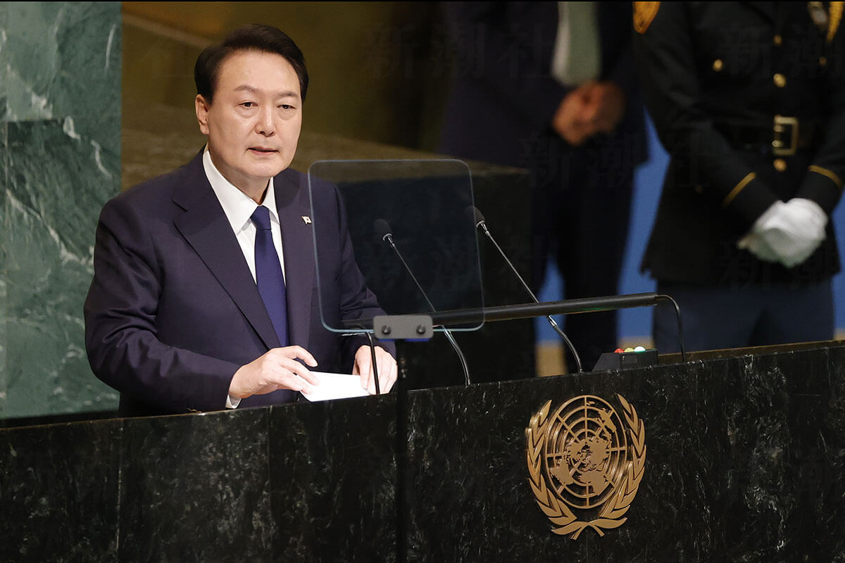 9月20日の国連総会演説で、ウクライナに侵攻したロシアを名指しで非難しなかった尹錫悦大統領