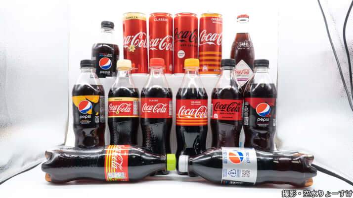 こーた　食品サンプル　スプライト　ファンタ　コーラ コカ・コーラ、スプライト、ファンタ、メントス vs 巨大風船