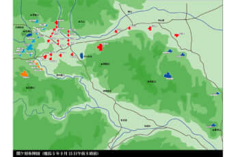 関ヶ原布陣図（慶長5年9月15日午前8時前）