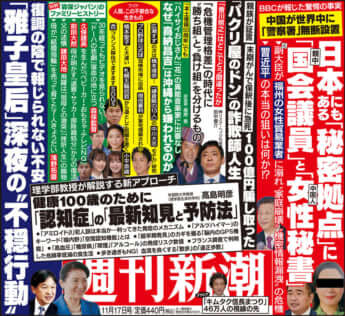 「週刊新潮」2022年11月17日号