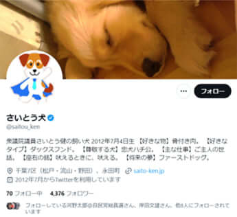 さいとう犬のTwitterより