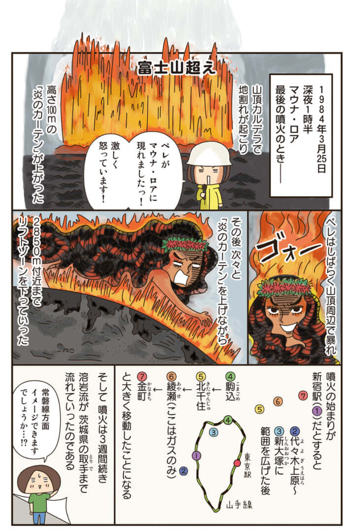 ハワイ「火山の女神ペレ」