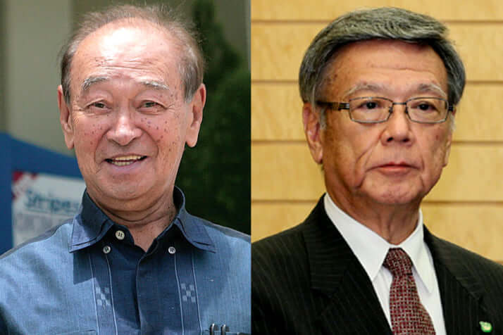 仲井眞弘多、翁長雄志