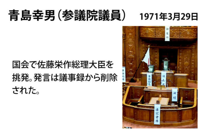 青島幸男／その一言が命取り！　歴史を動かした問題発言〈20世紀編〉