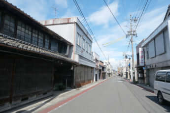 現在の中山道・垂井宿