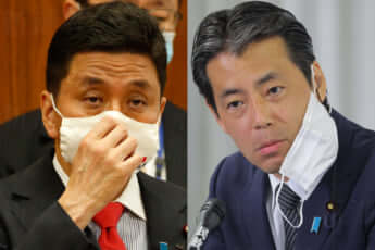 岸信夫、福田達夫