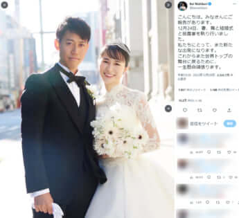 錦織圭、観月あこ