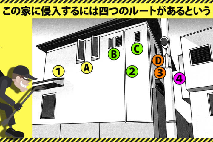 泥棒の下見作業