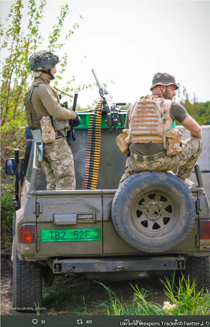 ウクライナの戦場で使われている日産車「パトロール」
