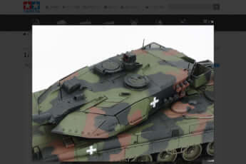 タミヤ製プラモデル　1/35 レオパルト2A6戦車“ウクライナ軍”_3