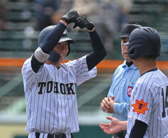 センバツで議論を呼んだ東北高校選手による“ペッパーミル”