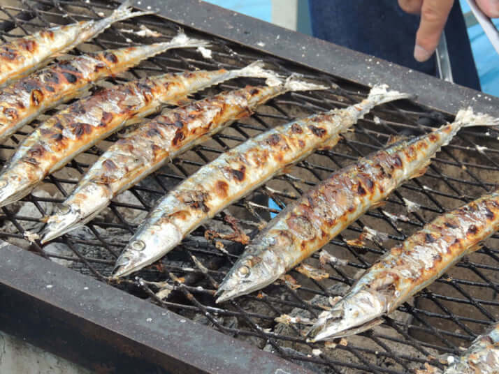 サンマの塩焼き