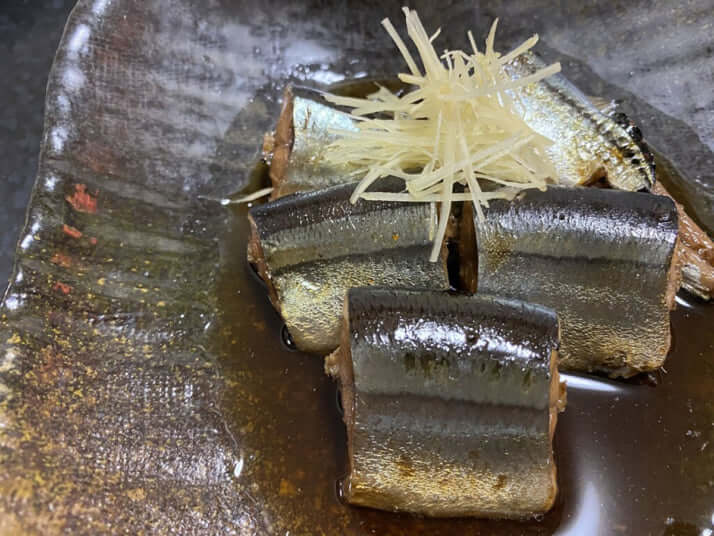 サンマの生姜煮も