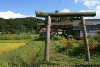 戦中からもほとんど変わらない田舎の風景_1