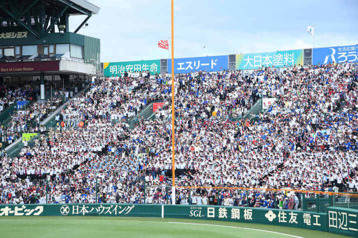 第105回全国高校野球選手権大会の決勝、仙台育英vs慶応