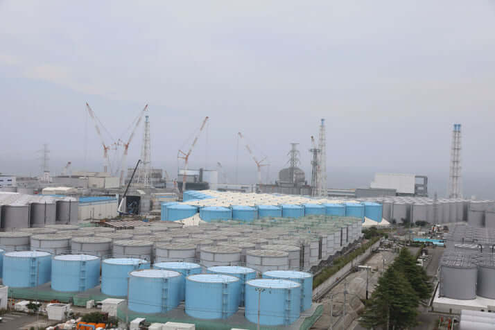 福島第1原発の処理水保管タンク