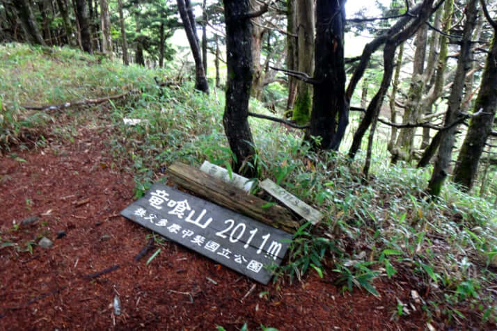 竜喰山の山頂