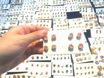 インドの宝石　ピアスイメージ