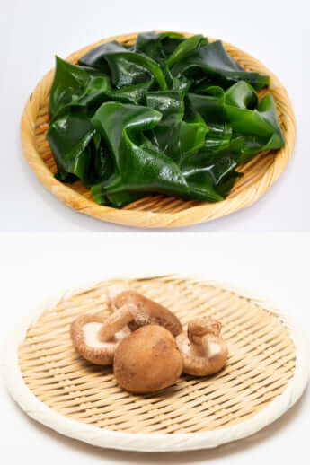 わかめ、しいたけイメージ