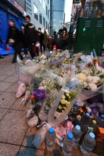 北新地放火事件現場