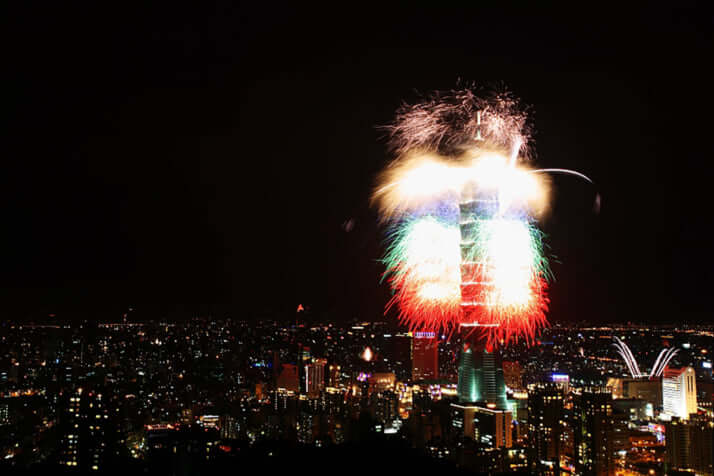 ニューイヤー花火