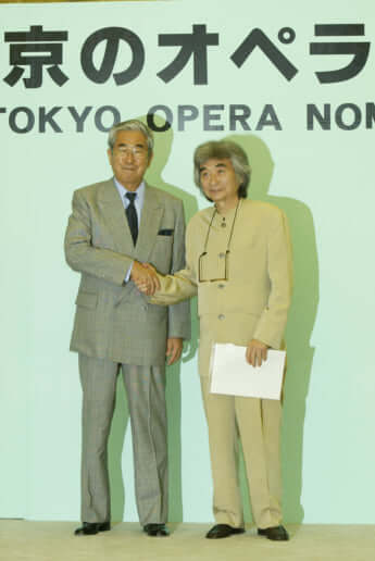 小澤征爾氏と石原慎太郎氏