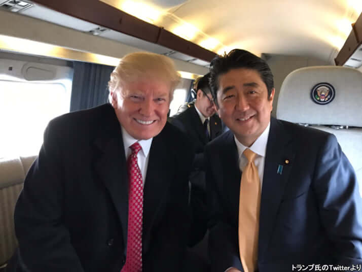 ドナルド・トランプ、安倍晋三