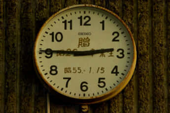 東日本大震災の日に止まった時計　