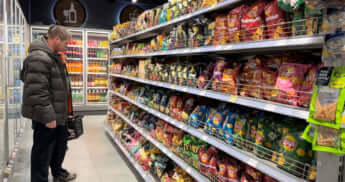 マリウポリ市内のスーパー