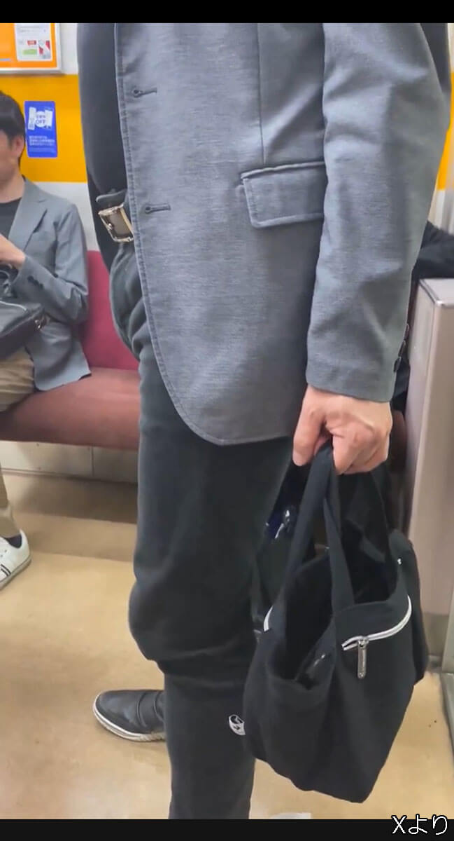 迷惑行為に遭った女性が投稿した動画