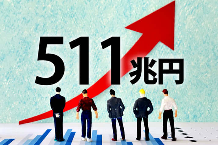 大企業の内部留保（2022年度））