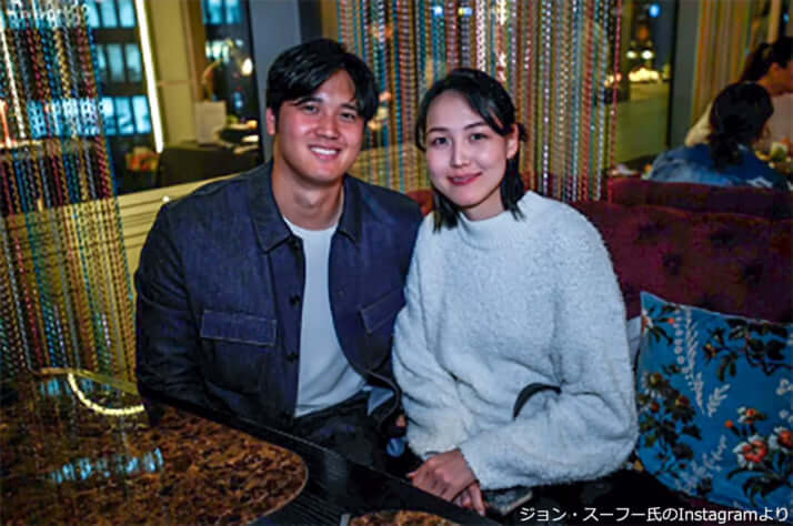 大谷翔平・真美子さん夫妻