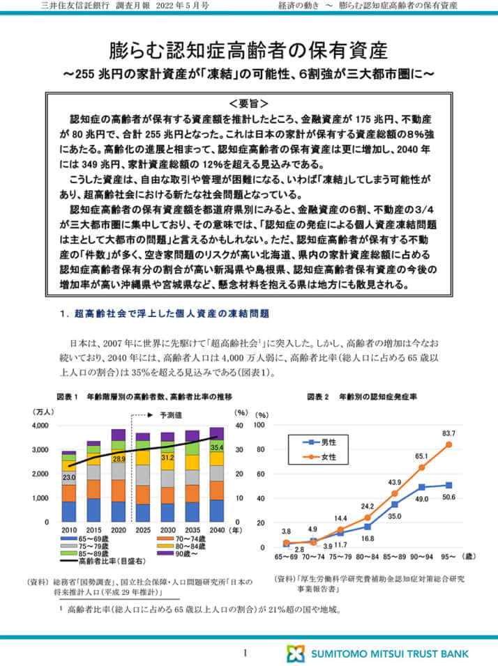 三井住友信託銀行の調査月報1