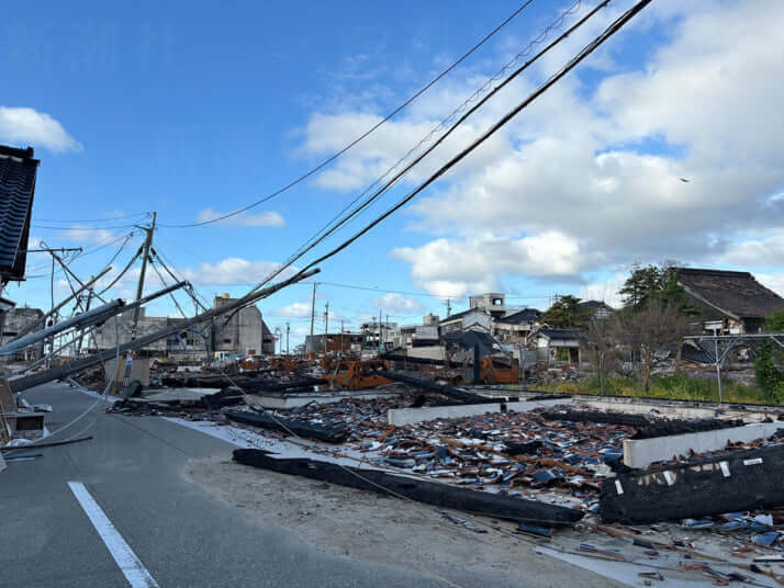 輪島朝市の火災現場_1