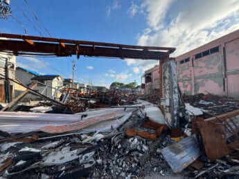 輪島朝市の火災現場_14