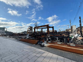 輪島朝市の火災現場_5