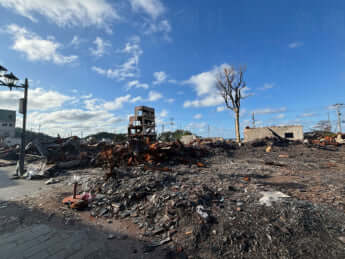 輪島朝市の火災現場_8