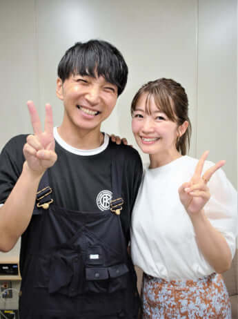 中島和彦さん、荒木美帆さん